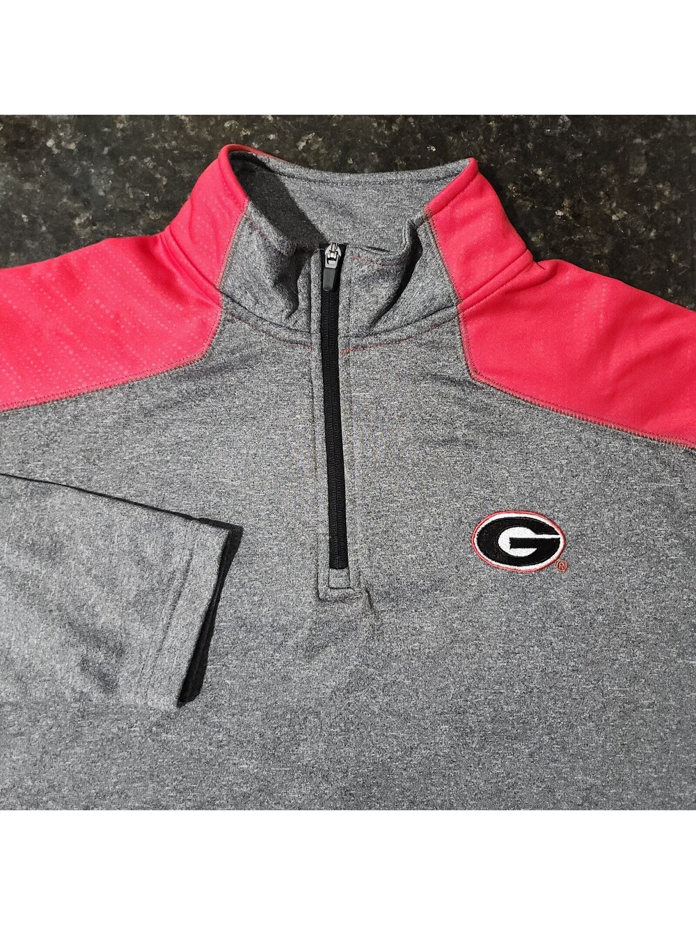 Champion Georgia Bulldogs UGA ¼ Zip Performance Fleece Pullover Mens Medium